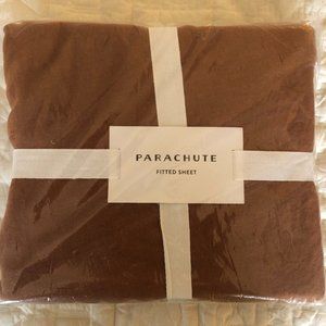 NEW Parachute Linen Fitted Sheet in Terra, Full